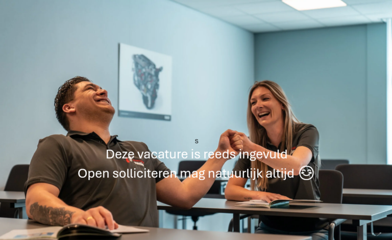 Vacature medewerker planning en organisatie
